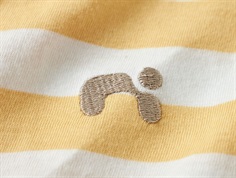 Name It t-shirt buff yellow med striber